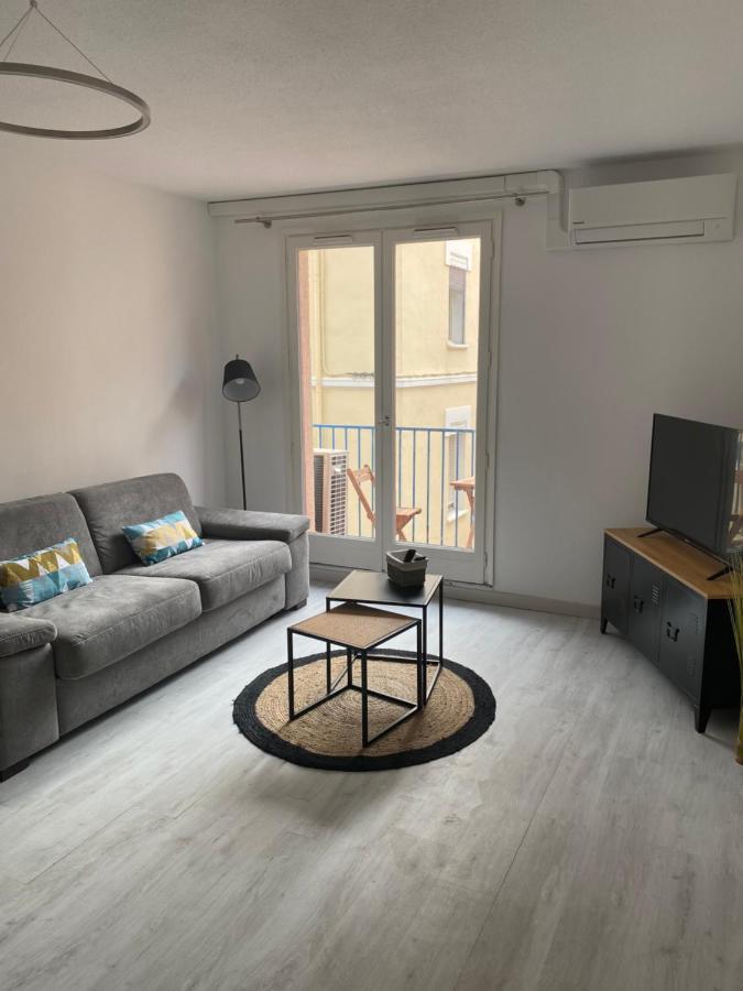 Superbe Appartement Climatise Avec Parking Prive Port Vendres Exteriör bild